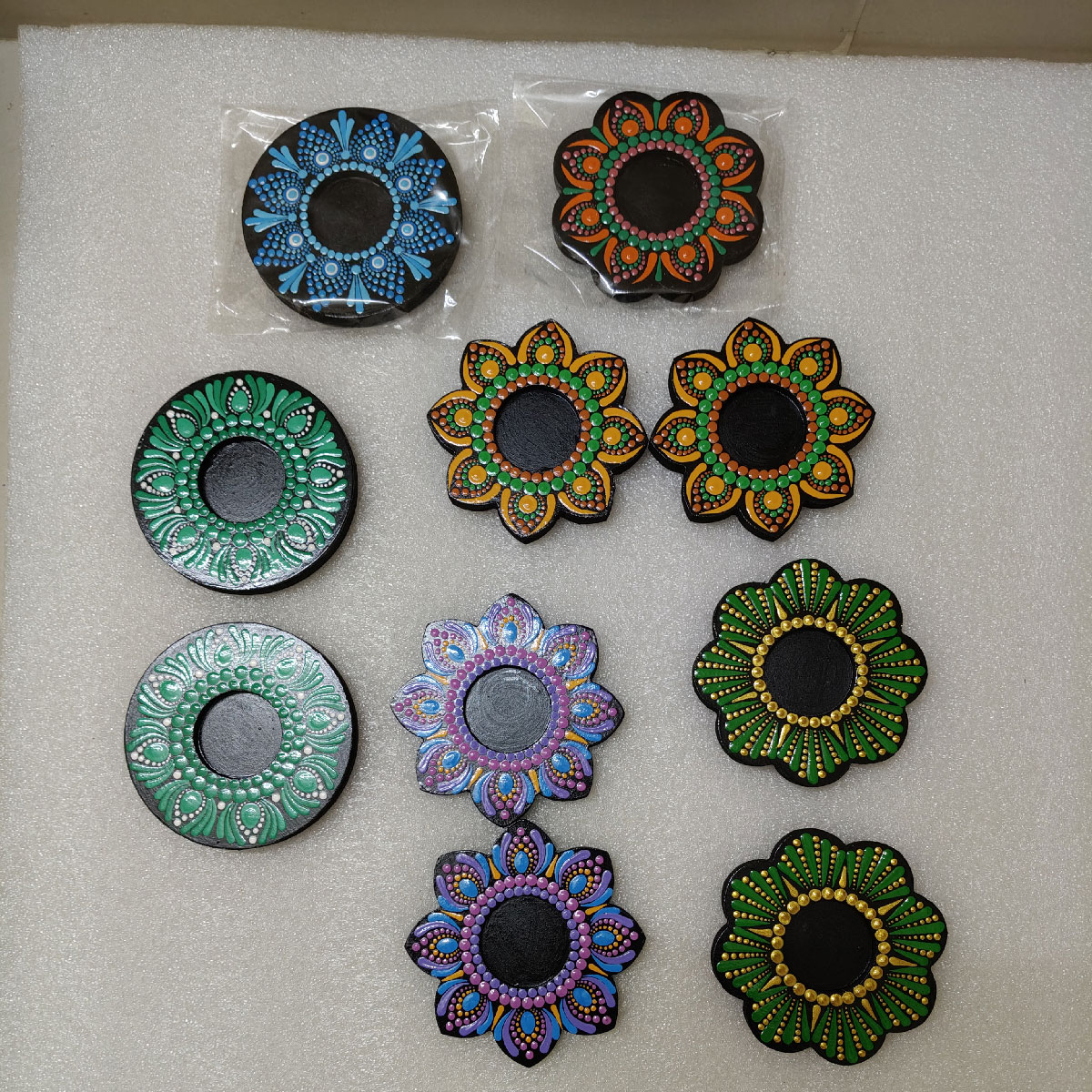 Tealight candle holders